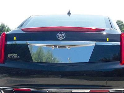 Quality Automotive Accessories - Quality Automotive LB53245 License Plate Bezel 13-14 Cadillac XTS