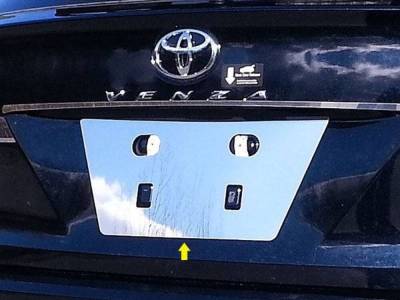Quality Automotive Accessories - Quality Automotive LP29155 License Plate Bezel for Toyota Venza