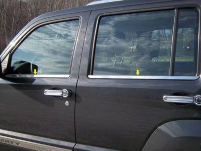 Quality Automotive Accessories - Quality Automotive WS48070 Window Sill Accent Kit for Jeep Liberty