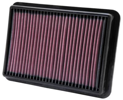 K&N - K&N 33-2980 High-Flow Replacement Air Filter for Nissan Navara 2.5L Diesel