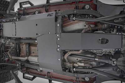 Rough Country Suspension Systems - Rough Country 10616 Under Belly Skid Plate Kit for 18-19 Wrangler JL 4DR 3.6L