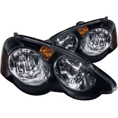 Anzo USA - Anzo USA Black Crystal Headlight Set Acura RSX 121209