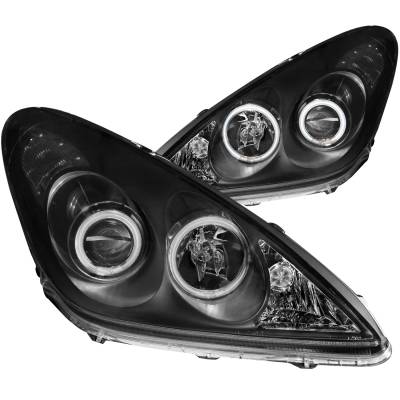 Anzo USA - Anzo USA Projector Headlight Set w/CCFL Halo Black for ES 121232