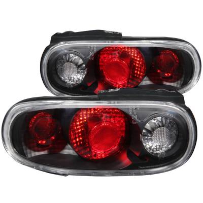 Anzo USA - Anzo USA Black Euro Clear Lens Taillight Set Mazda Miata 221077