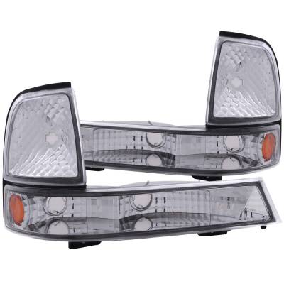 Anzo USA - Anzo USA 511003 Euro Clear Lens Corner/Parking Lights for 98-00 Ford Ranger