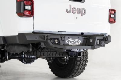 Addictive Desert Designs - A.D.D R971241280103 Stealth Rear Bumper Fighter for 20-26 Jeep Gladiator JT