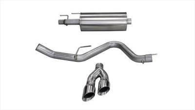 Corsa Performance - Corsa Performance 14836 Sport Cat-Back Exhaust System for 15-20 F150