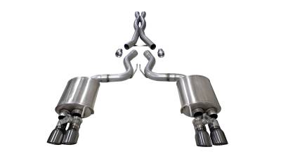 Corsa Performance - Corsa Performance 21001GNM Touring To Xtreme Cat-Back Exhaust System