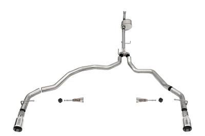 Corsa Performance - Corsa Performance 21149 Xtreme Cat-Back Exhaust System for 21-25 Ford F150