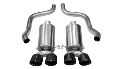 Corsa Performance - Corsa Performance 21010BLK Xtreme Axle-Back Exhaust System for 05-08 Corvette