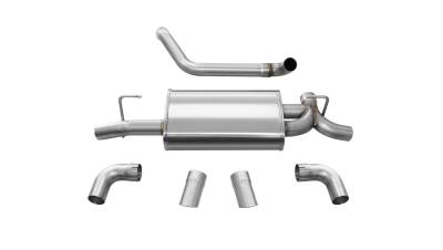Corsa Performance - Corsa Performance 21013 Sport Axle-Back Exhaust System for 18-22 Wrangler JL