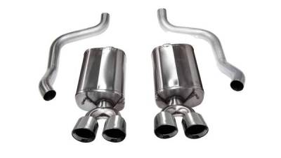 Corsa Performance - Corsa Performance 21011 Sport Axle-Back Exhaust System for 09-13 Corvette