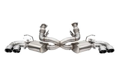 Corsa Performance - Corsa Perf 21100 3.0" Cat-Back w/4.5" Pro-Series Tip w/NPP for 20-26 Corvette C8