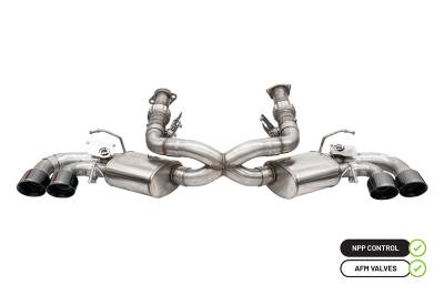 Corsa Performance - Corsa Performance 21100BLK Cat-Back Exhaust System for 20-25 Chevy Corvette