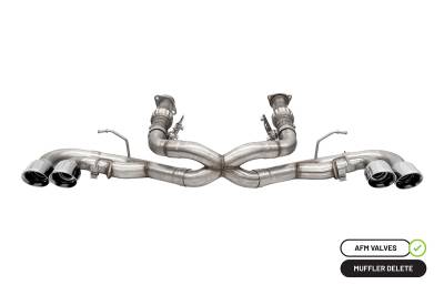 Corsa Performance - Corsa Perf 21102 3.0" Cat-Back w/4.5" Pro-Series Tips w/o NPP for 20-24 Corvette