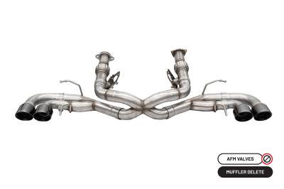 Corsa Performance - Corsa Performance 21104BLK Tack Cat-Back Exhaust System for 20-25 Corvette
