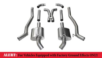 Corsa Performance - Corsa Performance 14976 Xtreme Cat-Back Exhaust System for 10-13 Camaro