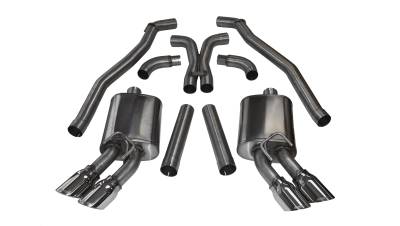 Corsa Performance - Corsa Performance 14971 3" Sport Cat-Back Exhaust System for 12-15 Camaro