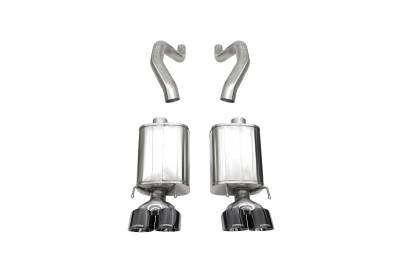 Corsa Performance - Corsa Performance 21077BLK Xtreme Axle-Back Exhaust System for 06-13 Corvette
