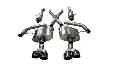 Corsa Performance - Corsa Performance 21051BLK Sport Cat-Back Exhaust System