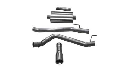 Corsa Performance - Corsa Performance 21061 3.0" Cat-Back Turn Downs for 20-25 Gladiator JT 3.6L