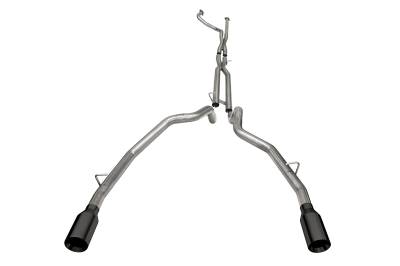Corsa Performance - Corsa Perf 21190BPC 3.0" Cat-Back DRE w/5.0" Single Tip for 21-24 RAM 1500 TRX