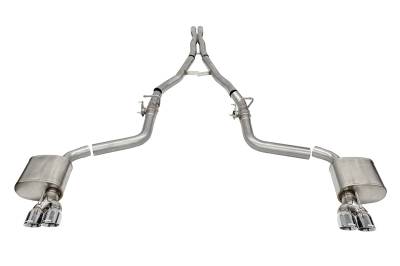 Corsa Performance - Corsa Performance 21070 Xtreme Valved Cat-Back Exhaust System for Challenger