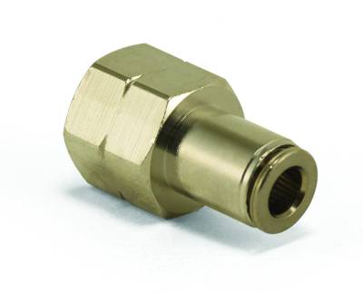 Air Lift Performance - Air Lift Performance 21810 Straight Female 1/4" FNPT x1/4" PTC DOT SMC KV2F07-35