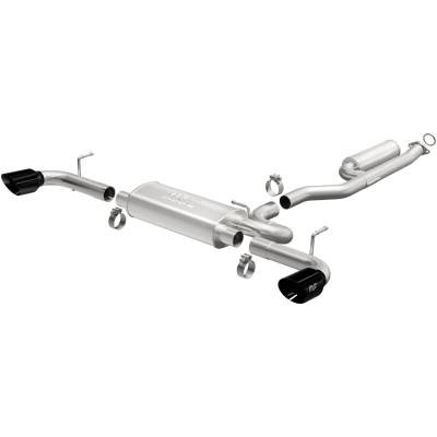 MagnaFlow Exhaust Products - MagnaFlow 19500 Street Series Black Chrome Cat-Back System for 19-25 Toyota RAV4