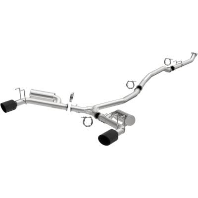 MagnaFlow Exhaust Products - MagnaFlow 19600 NEO Series Carbon Fiber Tips Cat-Back System