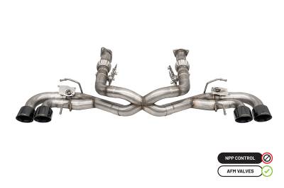 Corsa Performance - Corsa Performance 21106BLK Cat-Back Exhaust System for 08-25 Chevy Corvette