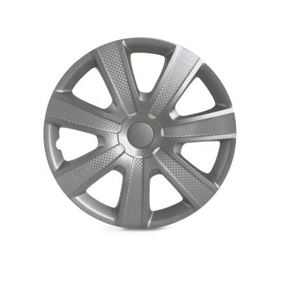 Winjet - Winjet CHB-5085-A-15 15" Wheel Cover Hubcaps 4Pc Silver