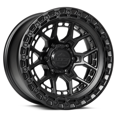 Lock Off-Road - Lock Off-Road COMMANDO-2169MB Commando 20X10 6x5.5 -18mm Matte Black/Black