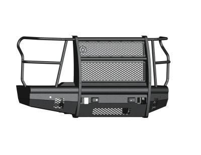 Road Armor - Road Armor 3242VF6B Vaquero Non-Winch Front Bumper 24-26 Silverado 2500HD/3500