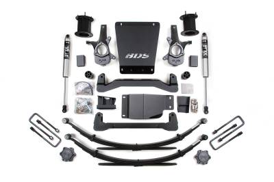 BDS Suspension - BDS Suspension BDS796FS 6" Lift Kit w/Leaf Springs/FOX 2.0 Performance Series