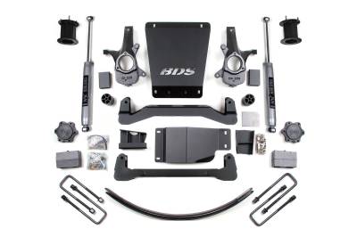 BDS Suspension - BDS Suspension BDS795FS 6" Lift Kit for 07-13 Chevy Silverado/GM Sierra 1500 4WD