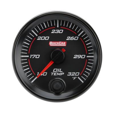 QUICKCAR RACING PRODUCTS - QuickCar Racing Products QRP69-009 Redline Gauge Oil Temperature