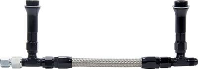 Allstar Performance - Allstar Performance ALL26164 Fuel Line Kit 9-5/16" Std Holley -6AN Black
