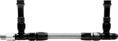 Allstar Performance - Allstar Performance ALL26165 Fuel Line Kit 9.625" Holley Ultra HP Black
