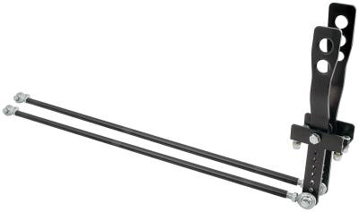 Allstar Performance - Allstar Performance ALL54124 2 Lever Shifter Black Unequal Length Handles