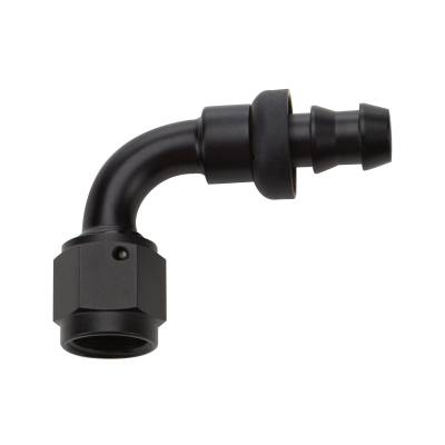 Allstar Performance - Allstar Performance ALL49454 Pushlock Hose End Black 90-DEG Elbow -10