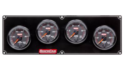 QUICKCAR RACING PRODUCTS - QuickCar Racing Products QRP69-4026 Redline 4 Gauge Panel OP/WT/FP/WP