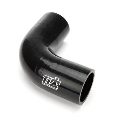Ti22 PERFORMANCE - Ti22 Performance TIP5167 90 Degree Bend 1.75" Silicon Hose Black