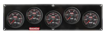 QUICKCAR RACING PRODUCTS - QuickCar Racing Products QRP69-5036 Redline 5 Gauge Panel OP/WT/OT/FP/WP