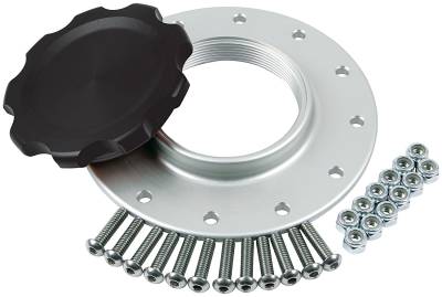 Allstar Performance - Allstar Performance ALL40136 Fuel Cell Cap & Bung RCI/JAZ 12-Bolt Black