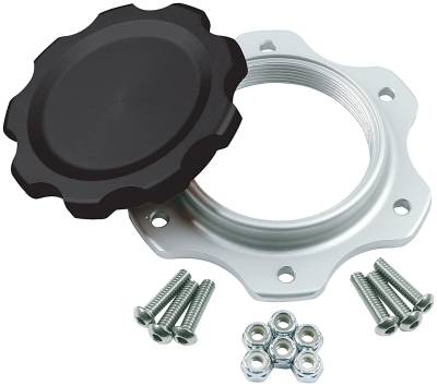 Allstar Performance - Allstar Performance ALL40137 Fuel Cell Cap & Bung JAZ 6-Bolt Black