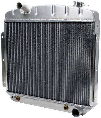 Allstar Performance - Allstar Performance ALL30007 Radiator 1957 Chevy 6cyl w/Trans Cooler