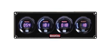 QUICKCAR RACING PRODUCTS - QuickCar Racing Products QRP67-3046 Digital 3-1 Gauge Panel OP/WT/WP w/Tach