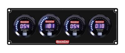 QUICKCAR RACING PRODUCTS - QuickCar Racing Products QRP67-3048 Digital 3-1 Gauge Panel OP/WT/FP100