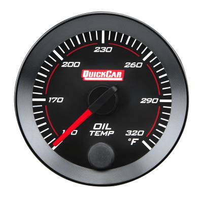 QUICKCAR RACING PRODUCTS - QuickCar Racing QRP65-009 RedLine Gauge 2-1/16" Oil Temperature 140-320F